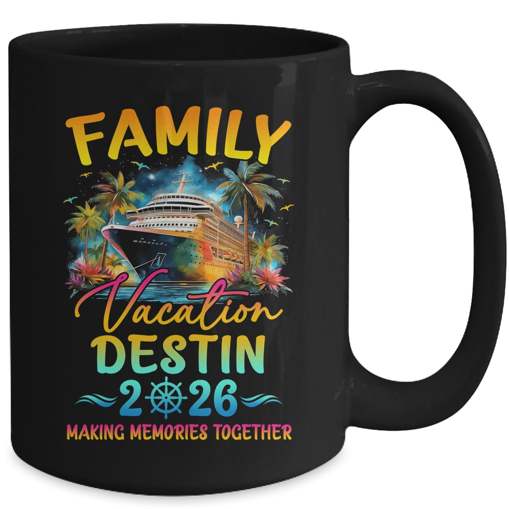 Family Vacation Destin 2026 Matching Group Summer Mug | teecentury