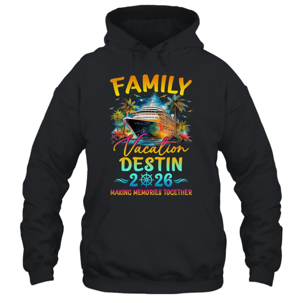 Family Vacation Destin 2026 Matching Group Summer Shirt & Tank Top | teecentury