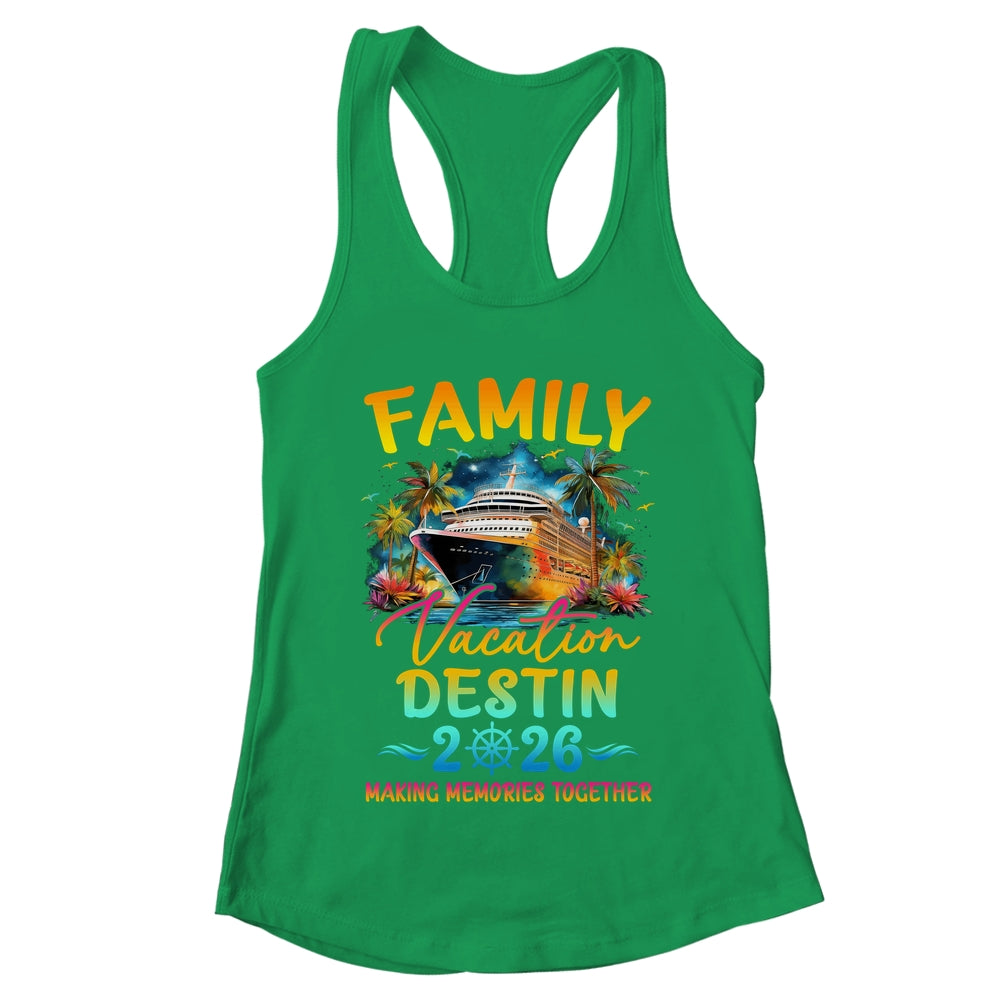 Family Vacation Destin 2026 Matching Group Summer Shirt & Tank Top | teecentury