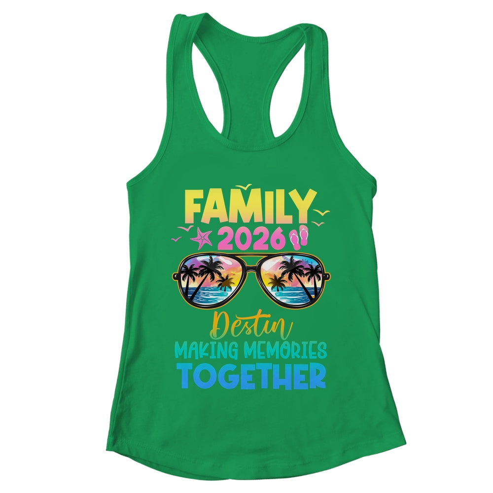 Family Vacation Destin 2026 Summer Holiday Matching Shirt & Tank Top | teecentury