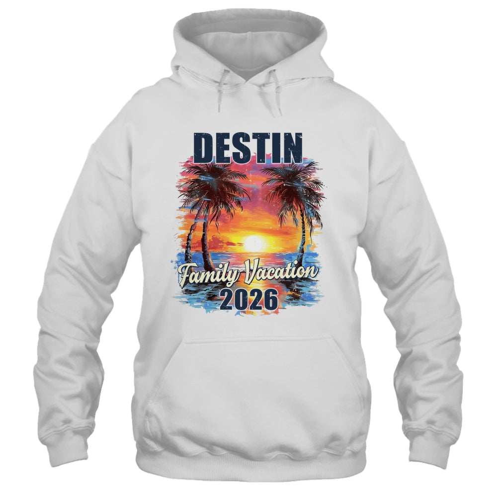 Family Vacation Destin 2026 Summer Trip Matching Shirt & Tank Top | teecentury