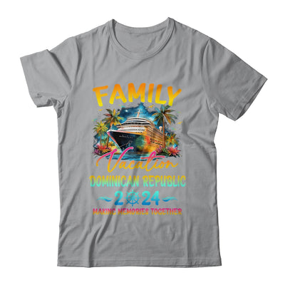 Family Vacation Dominican Republic 2024 Matching Group Summmer Shirt & Tank Top | teecentury