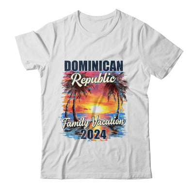 Family Vacation Dominican Republic 2024 Summer Trip Matching Shirt & Tank Top | teecentury