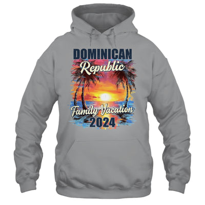 Family Vacation Dominican Republic 2024 Summer Trip Matching Shirt & Tank Top | teecentury