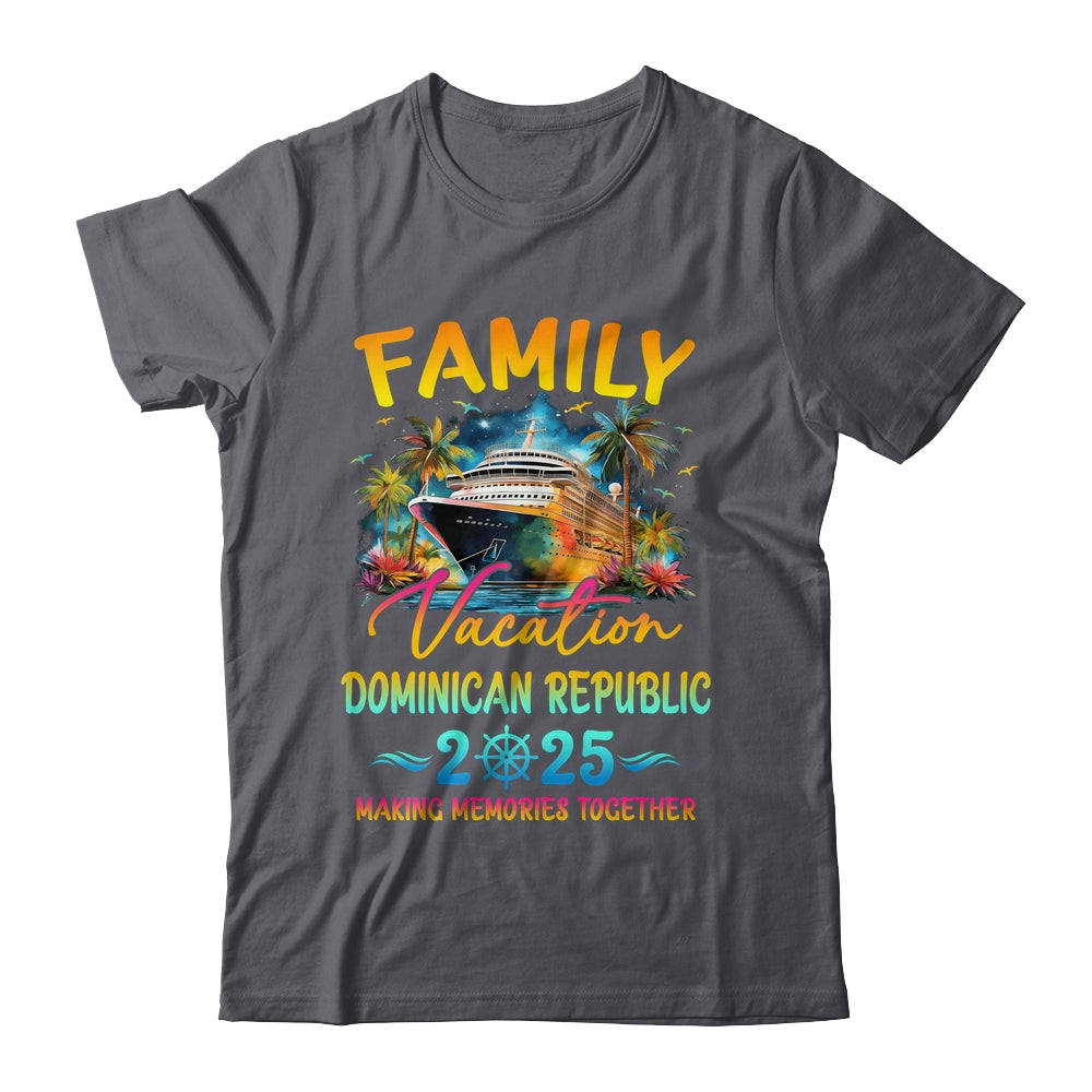 Family Vacation Dominican Republic 2025 Matching Group Summer Shirt & Tank Top | teecentury