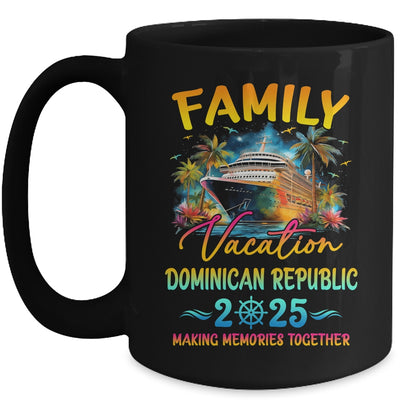 Family Vacation Dominican Republic 2025 Matching Group Summer Mug | teecentury