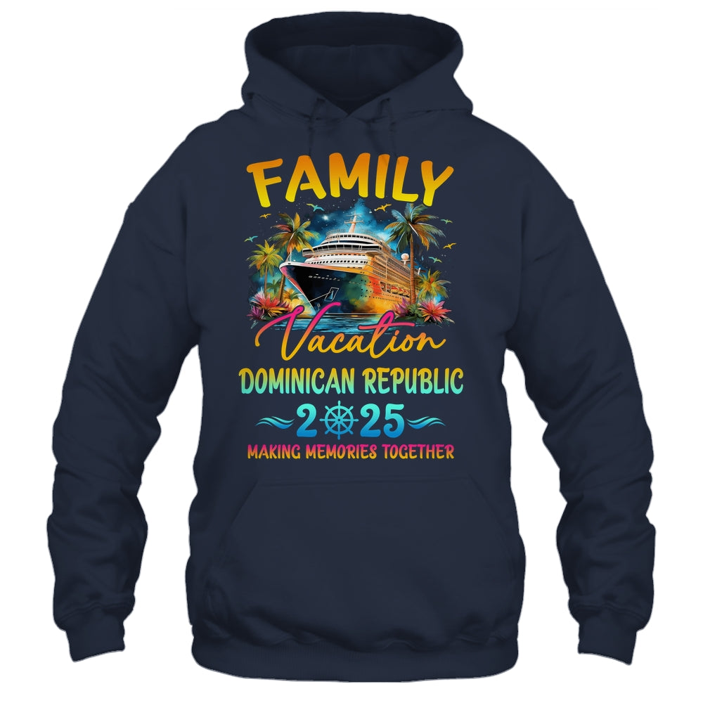 Family Vacation Dominican Republic 2025 Matching Group Summer Shirt & Tank Top | teecentury