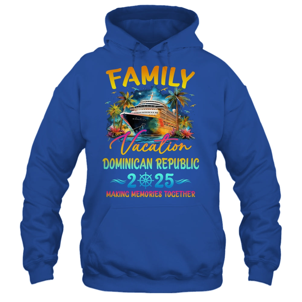Family Vacation Dominican Republic 2025 Matching Group Summer Shirt & Tank Top | teecentury