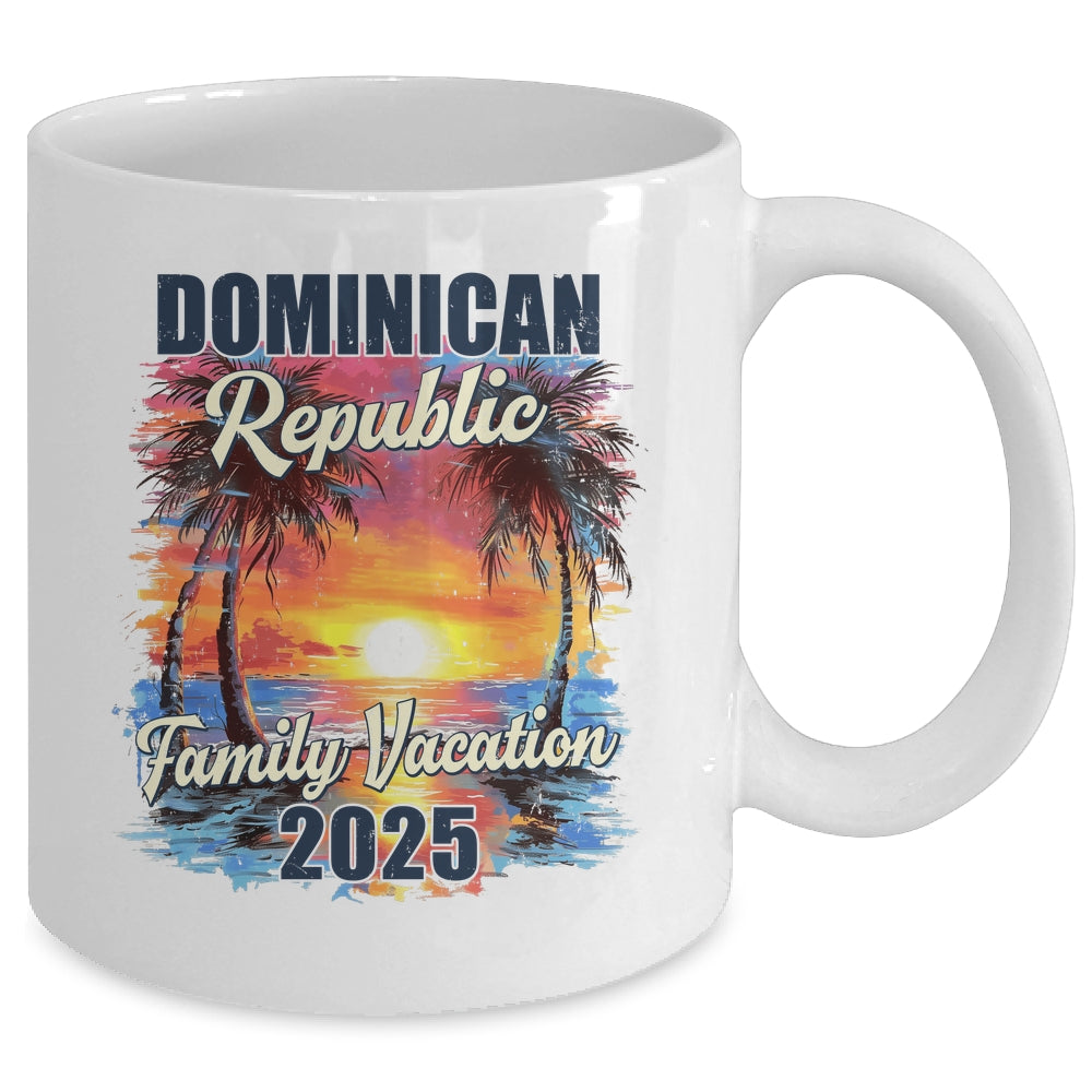 Family Vacation Dominican Republic 2025 Summer Trip Matching Mug | teecentury
