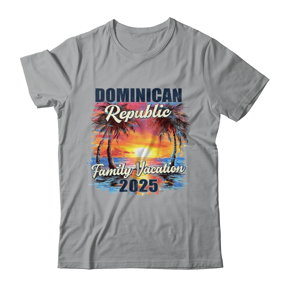 Family Vacation Dominican Republic 2025 Summer Trip Matching Shirt & Tank Top | teecentury