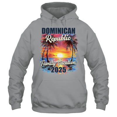 Family Vacation Dominican Republic 2025 Summer Trip Matching Shirt & Tank Top | teecentury