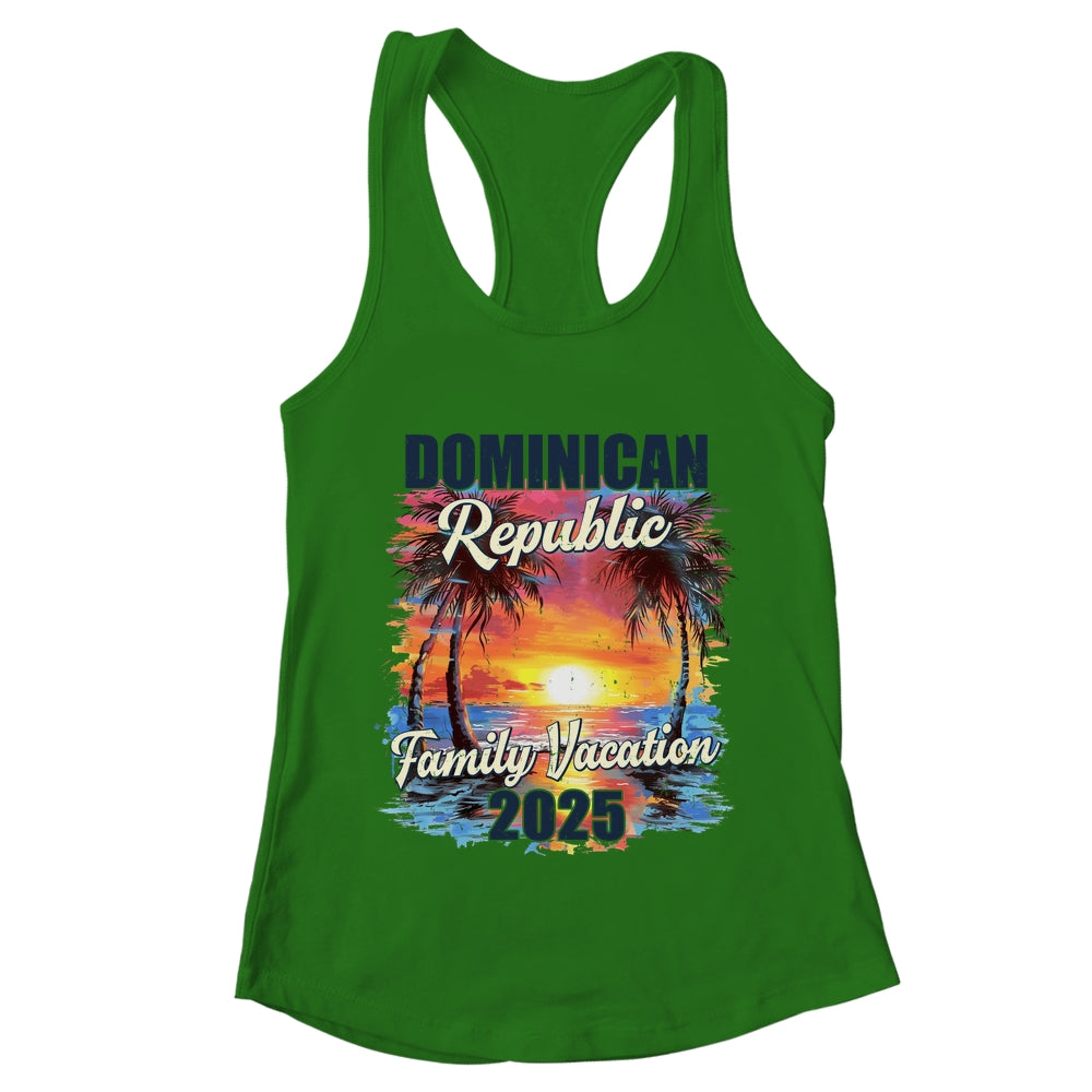 Family Vacation Dominican Republic 2025 Summer Trip Matching Shirt & Tank Top | teecentury