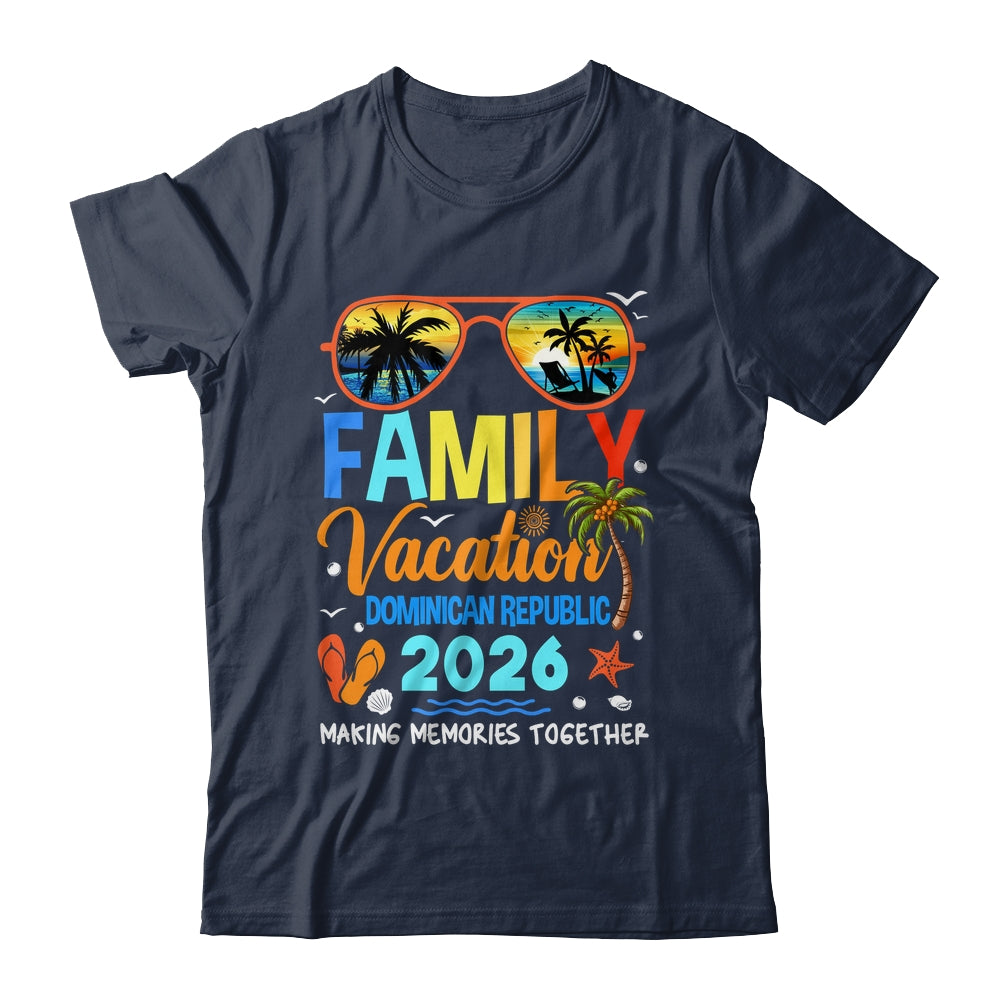 Family Vacation Dominican Republic 2026 Family Vacation Together Shirt & Tank Top | teecentury