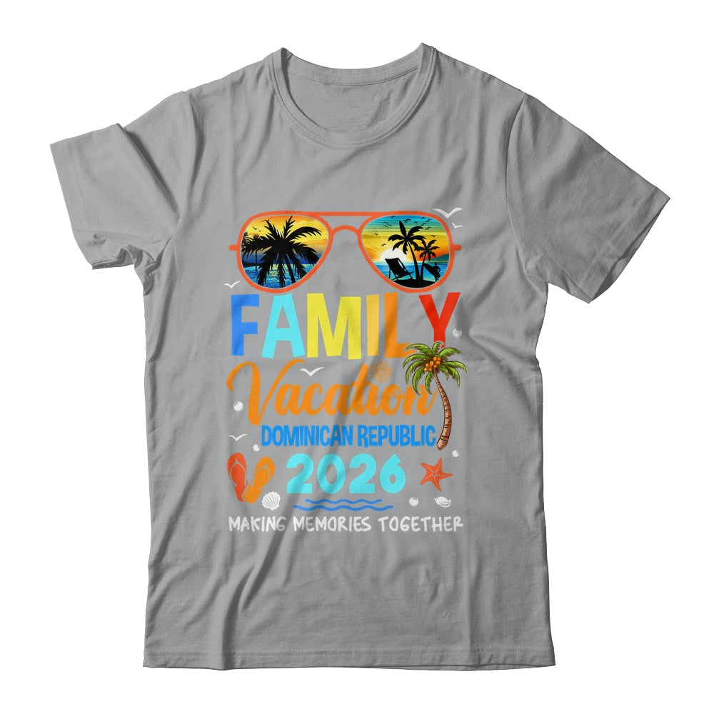 Family Vacation Dominican Republic 2026 Family Vacation Together Shirt & Tank Top | teecentury