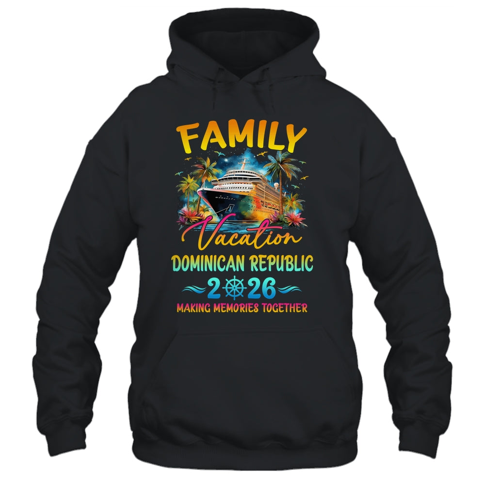 Family Vacation Dominican Republic 2026 Matching Group Summer Shirt & Tank Top | teecentury