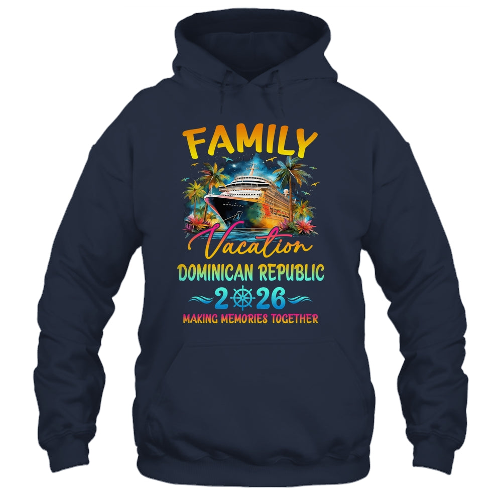 Family Vacation Dominican Republic 2026 Matching Group Summer Shirt & Tank Top | teecentury