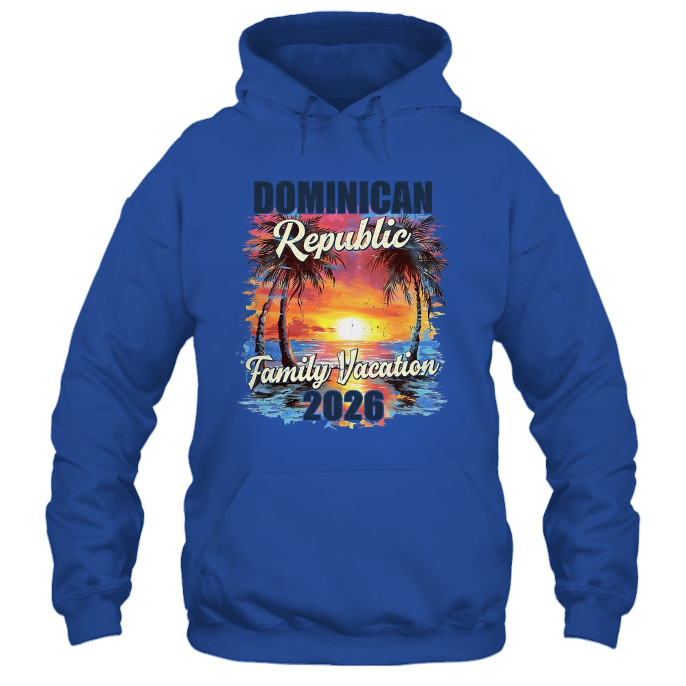 Family Vacation Dominican Republic 2026 Summer Trip Matching Shirt & Tank Top | teecentury