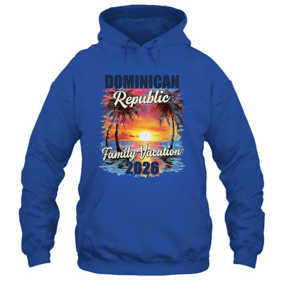 Family Vacation Dominican Republic 2026 Summer Trip Matching Shirt & Tank Top | teecentury
