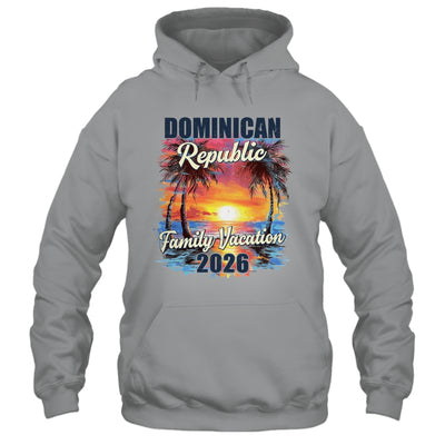 Family Vacation Dominican Republic 2026 Summer Trip Matching Shirt & Tank Top | teecentury
