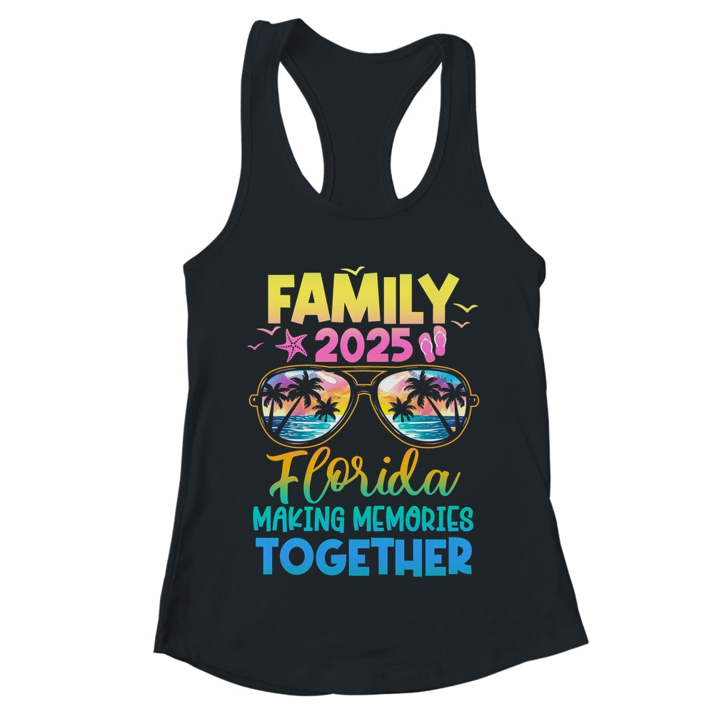 Family Vacation Florida 2025 Summer Holiday Matching Shirt & Tank Top | teecentury