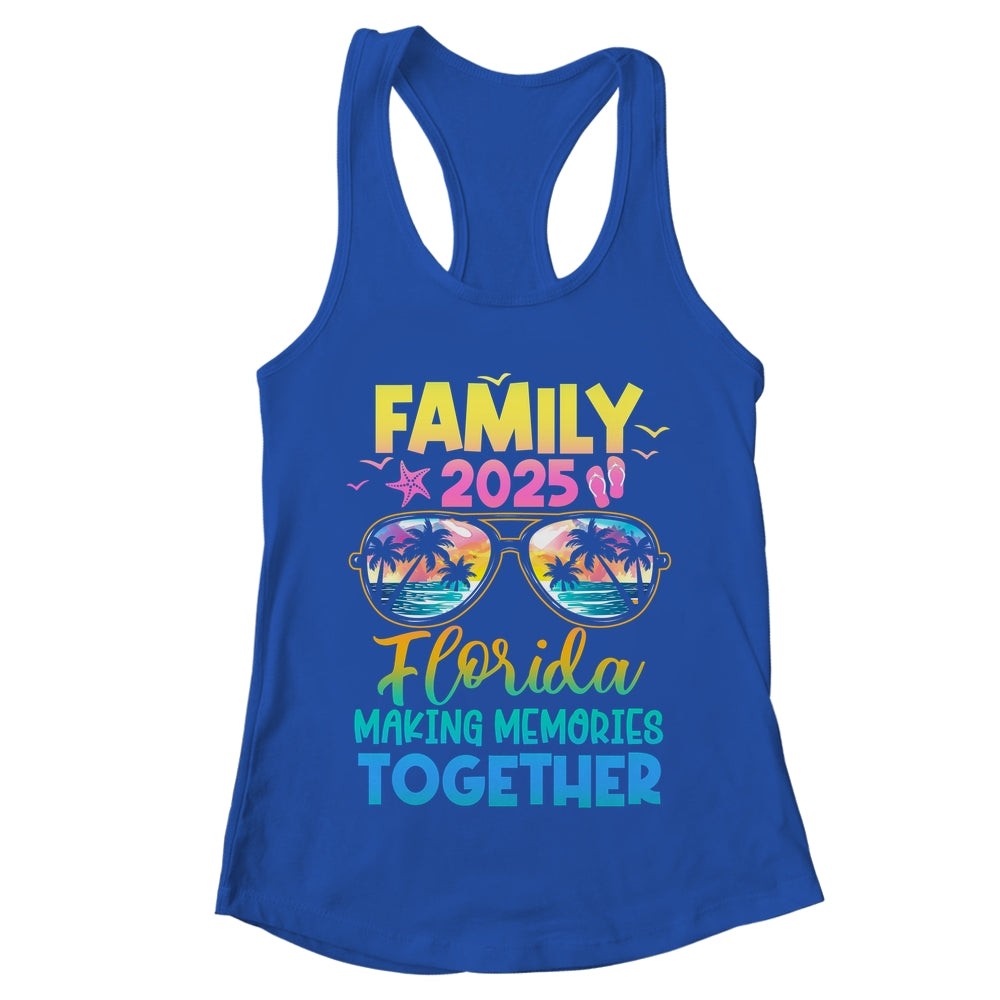 Family Vacation Florida 2025 Summer Holiday Matching Shirt & Tank Top | teecentury