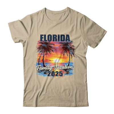 Family Vacation Florida 2025 Summer Trip Matching Shirt & Tank Top | teecentury