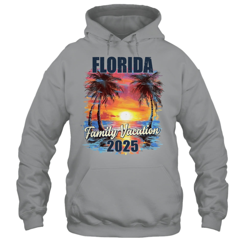 Family Vacation Florida 2025 Summer Trip Matching Shirt & Tank Top | teecentury