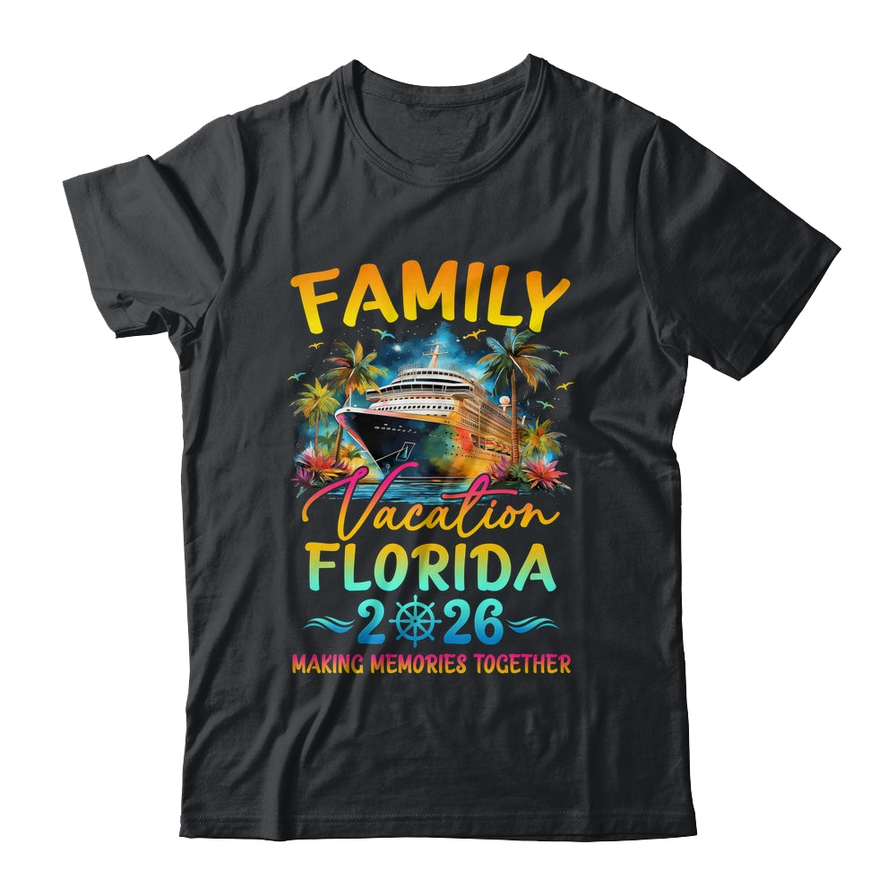 Family Vacation Florida 2026 Matching Group Summer Shirt & Tank Top | teecentury