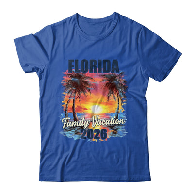 Family Vacation Florida 2026 Summer Trip Matching Shirt & Tank Top | teecentury
