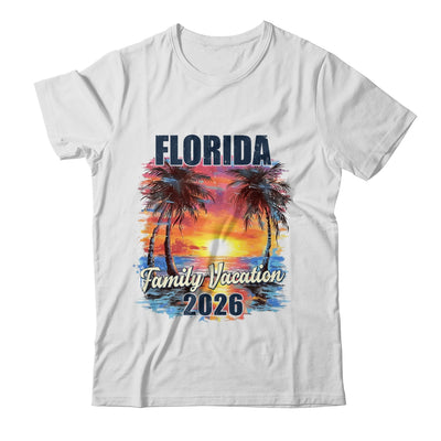 Family Vacation Florida 2026 Summer Trip Matching Shirt & Tank Top | teecentury