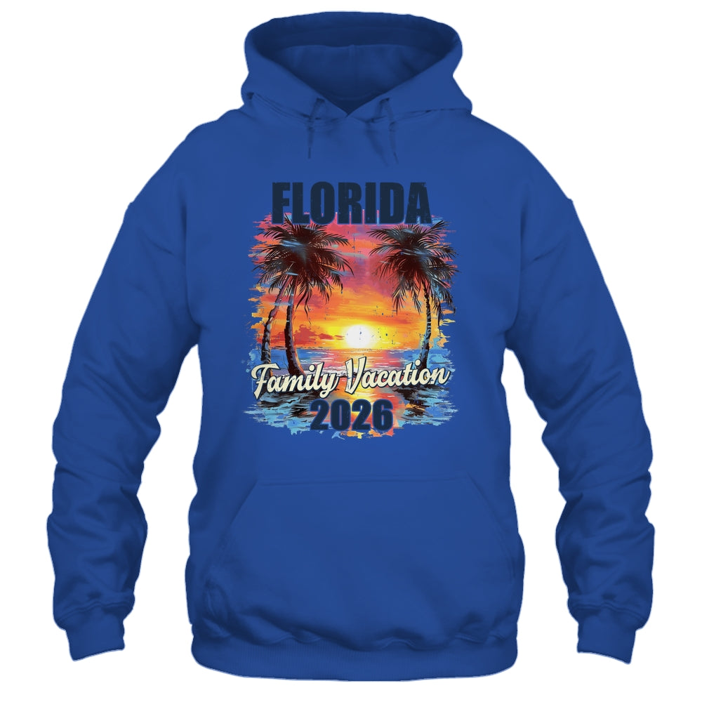 Family Vacation Florida 2026 Summer Trip Matching Shirt & Tank Top | teecentury