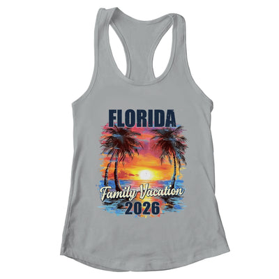 Family Vacation Florida 2026 Summer Trip Matching Shirt & Tank Top | teecentury