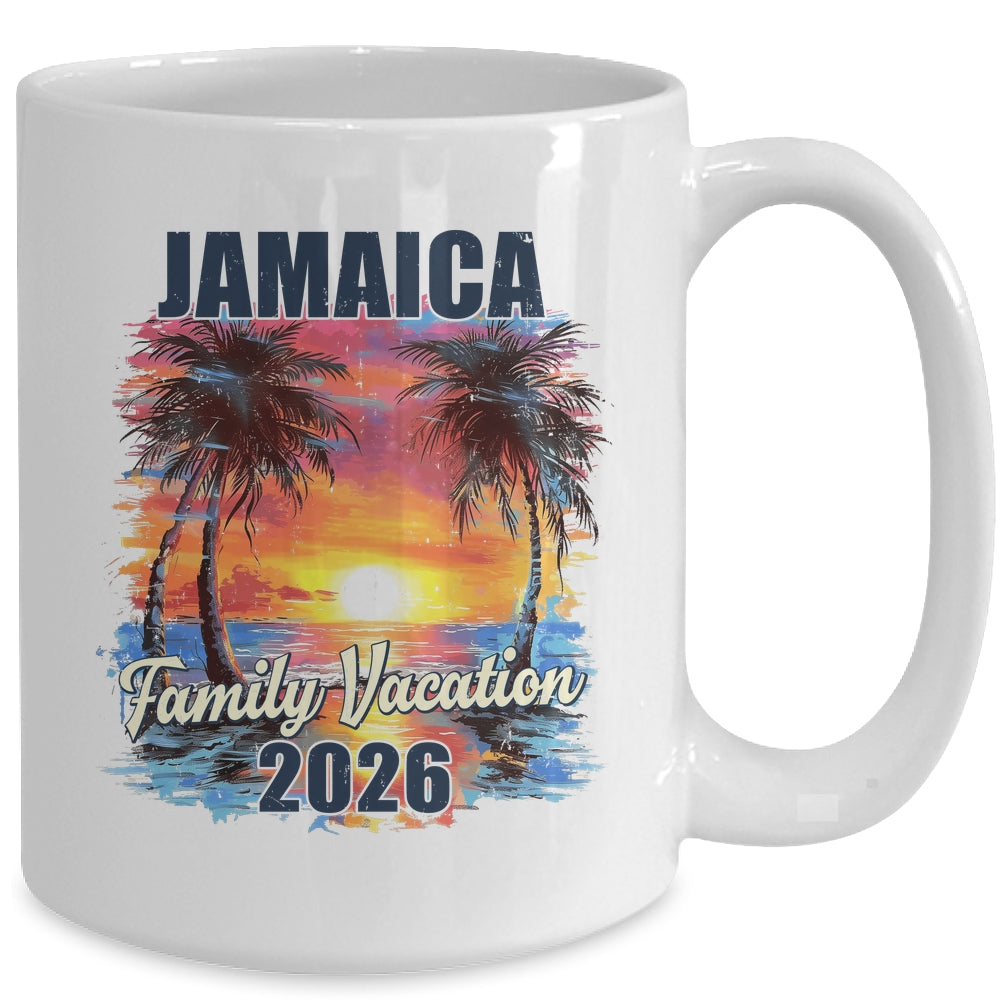 Family Vacation Jamaica 2026 Summer Trip Matching Mug | teecentury