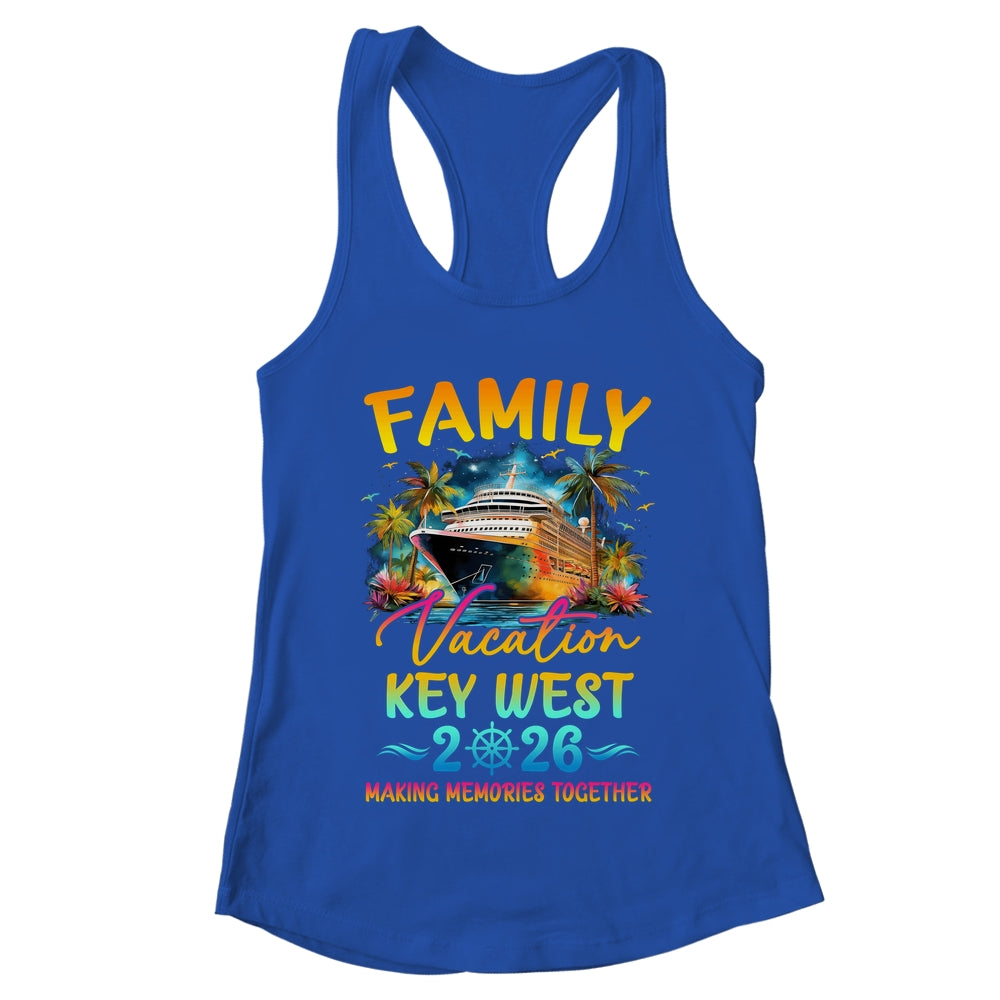 Family Vacation Key West 2026 Matching Group Summer Shirt & Tank Top | teecentury
