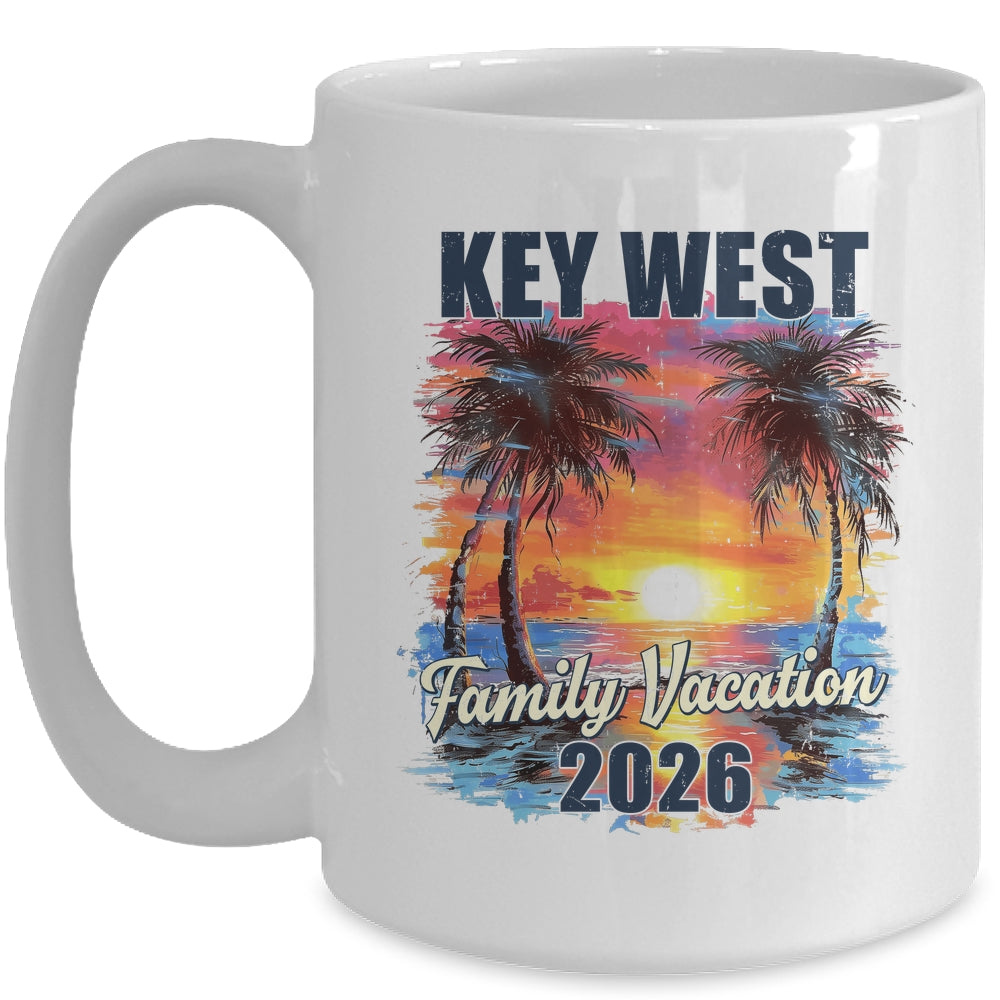 Family Vacation Key West 2026 Summer Trip Matching Mug | teecentury
