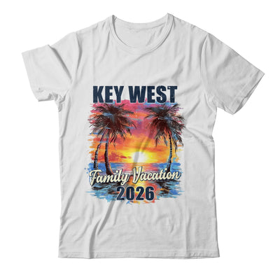 Family Vacation Key West 2026 Summer Trip Matching Shirt & Tank Top | teecentury