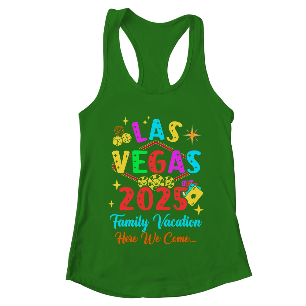 Family Vacation Las Vegas 2025 Matching Family Trip Group Shirt & Tank Top | teecentury
