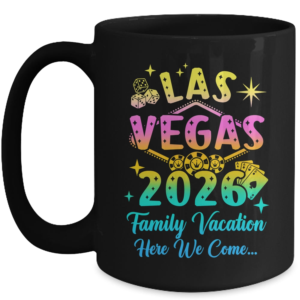 Family Vacation Las Vegas 2026 Matching Family Trip Group Mug | teecentury