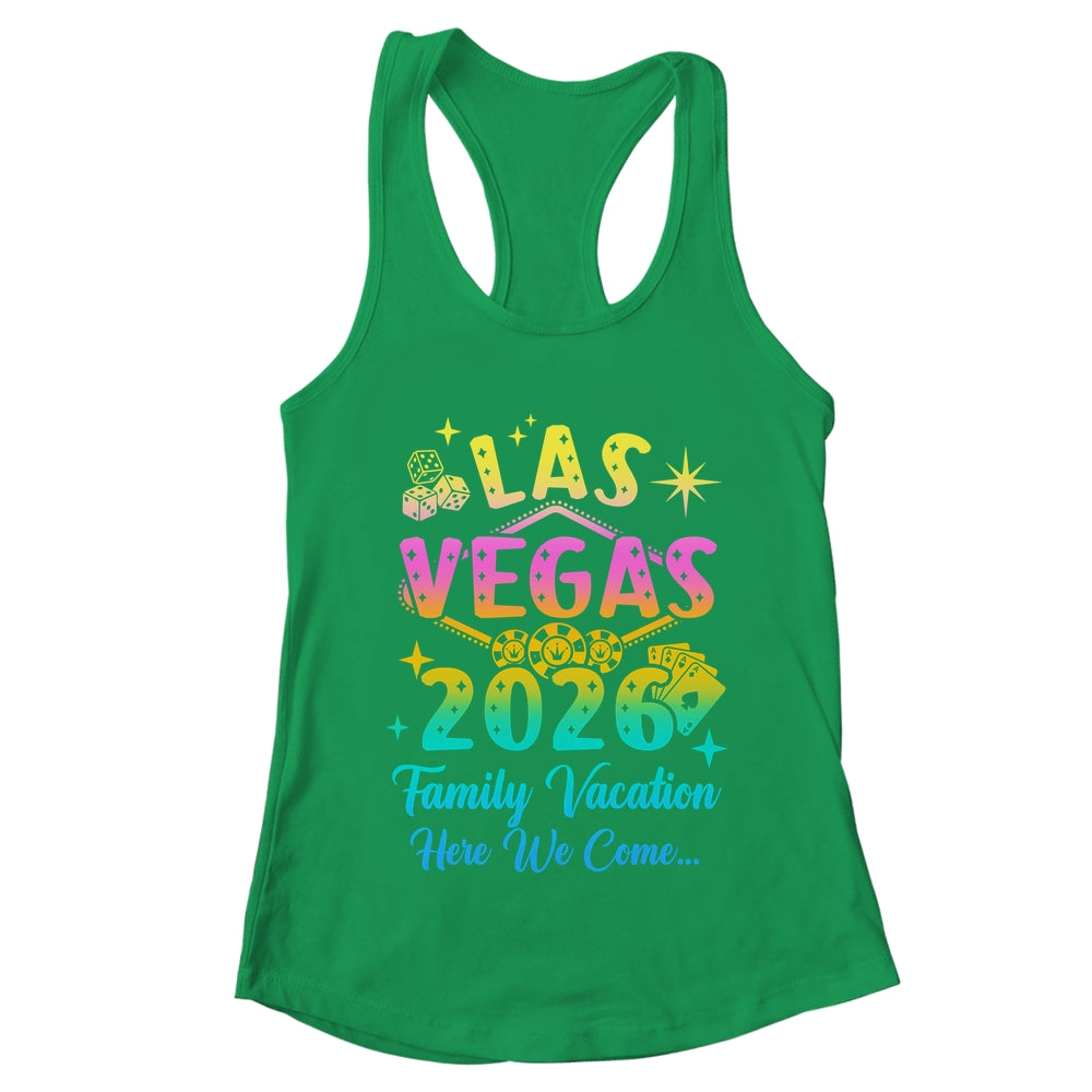 Family Vacation Las Vegas 2026 Matching Family Trip Group Shirt & Tank Top | teecentury