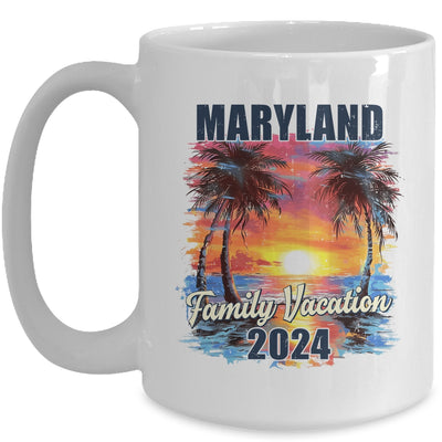 Family Vacation Maryland 2024 Summer Trip Matching Mug | teecentury