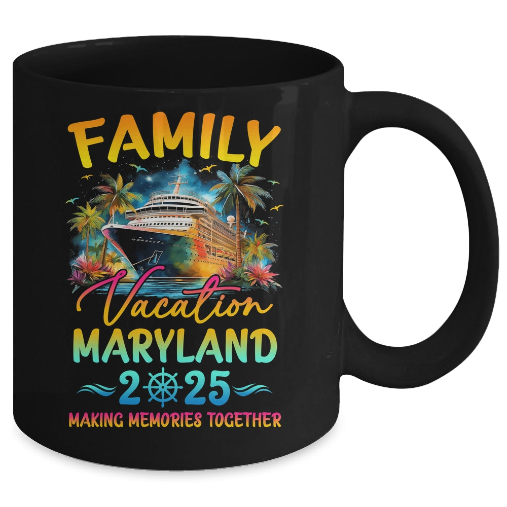 Family Vacation Maryland 2025 Matching Group Summer Mug | teecentury