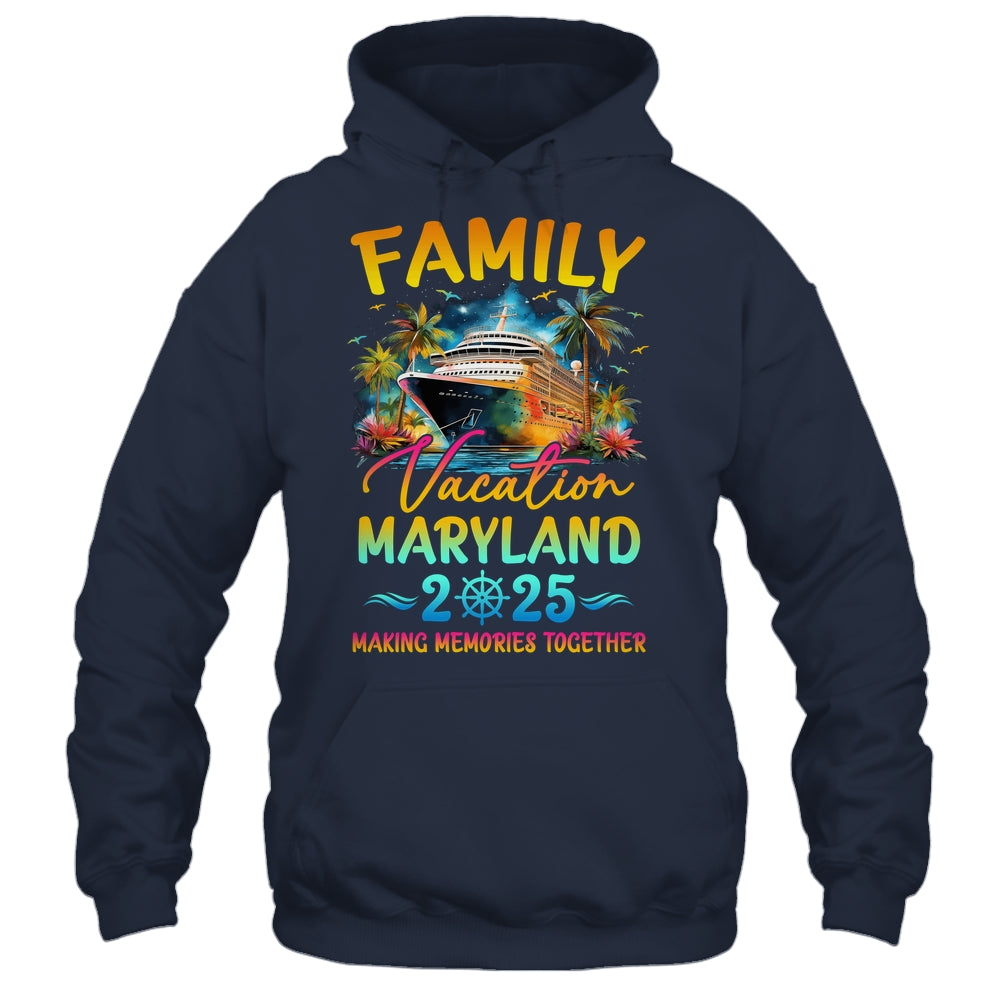 Family Vacation Maryland 2025 Matching Group Summer Shirt & Tank Top | teecentury