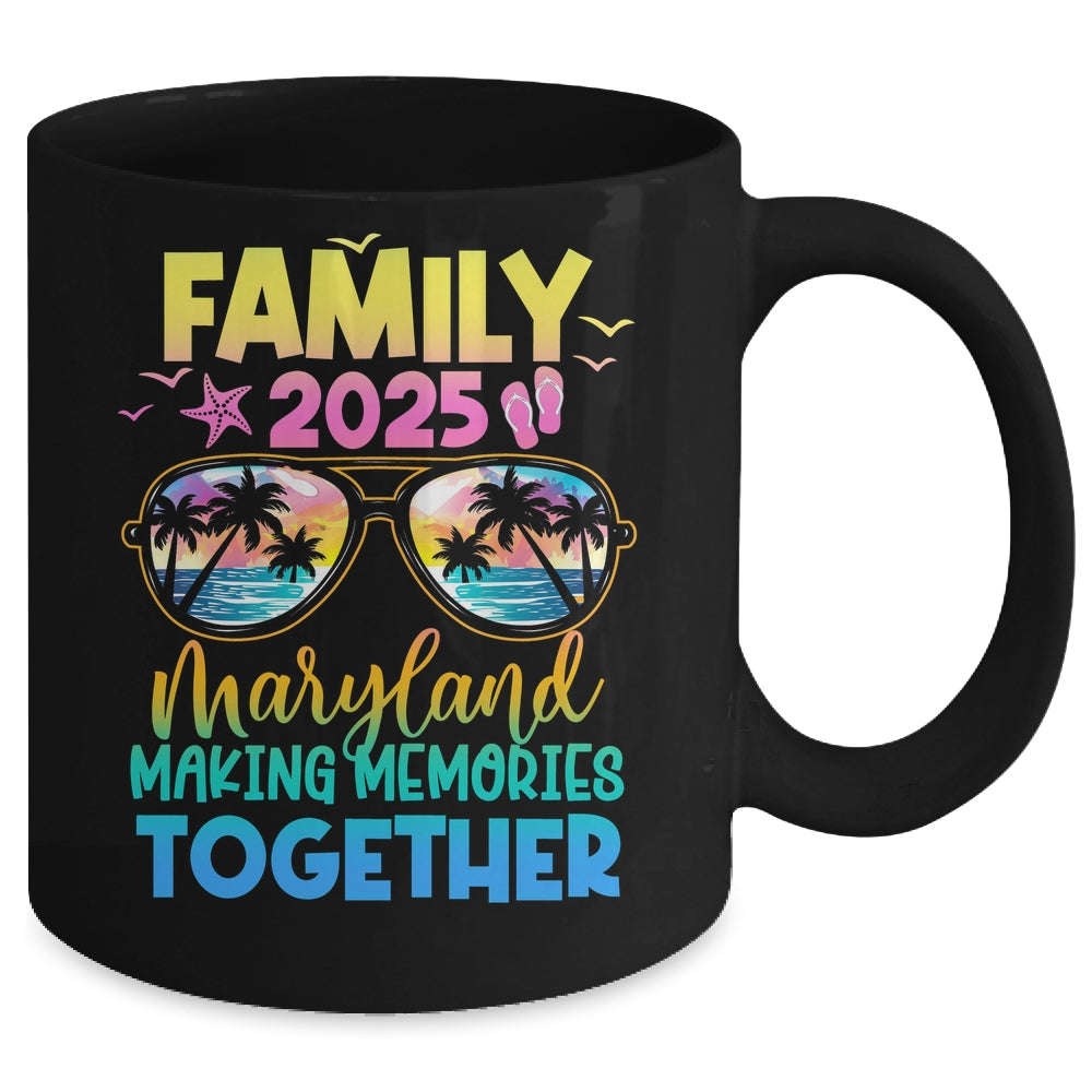 Family Vacation Maryland 2025 Summer Holiday Matching Mug | teecentury