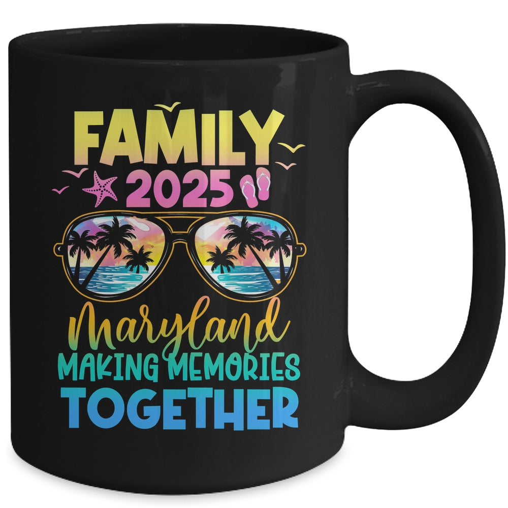 Family Vacation Maryland 2025 Summer Holiday Matching Mug | teecentury
