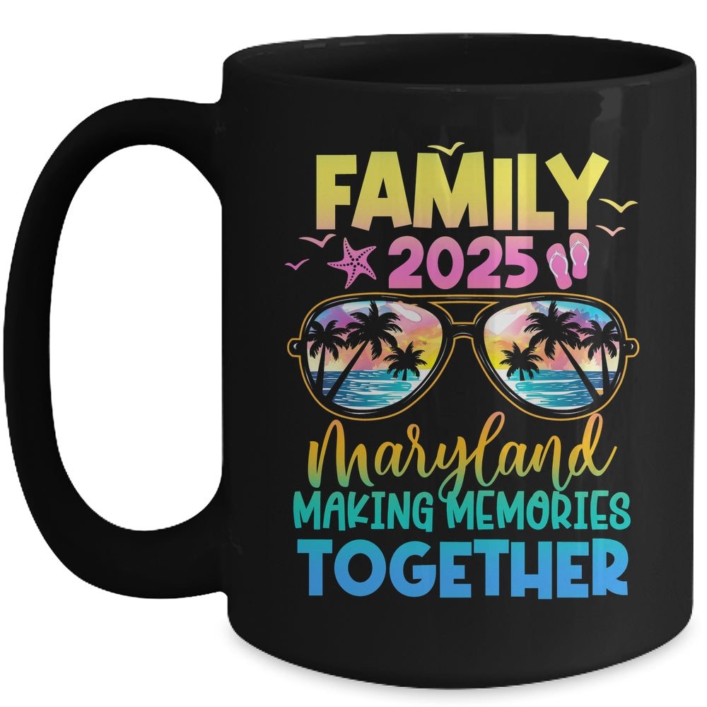 Family Vacation Maryland 2025 Summer Holiday Matching Mug | teecentury