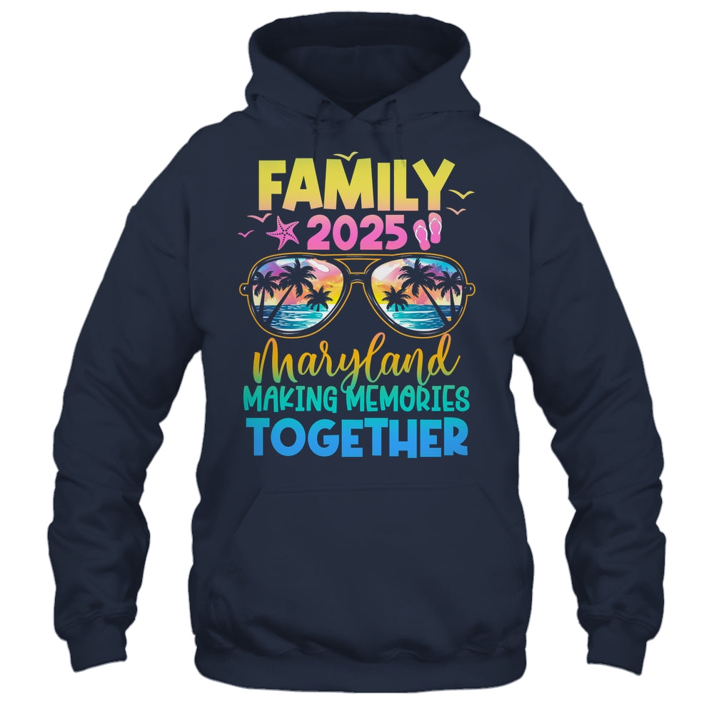 Family Vacation Maryland 2025 Summer Holiday Matching Shirt & Tank Top | teecentury