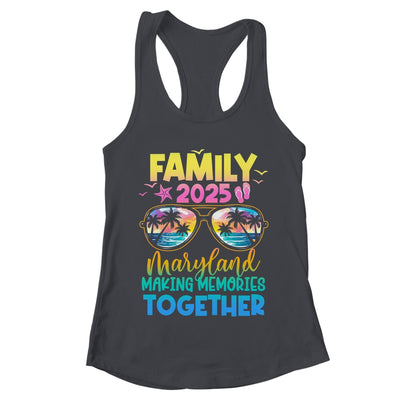 Family Vacation Maryland 2025 Summer Holiday Matching Shirt & Tank Top | teecentury