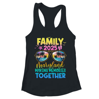 Family Vacation Maryland 2025 Summer Holiday Matching Shirt & Tank Top | teecentury