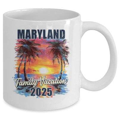 Family Vacation Maryland 2025 Summer Trip Matching Mug | teecentury