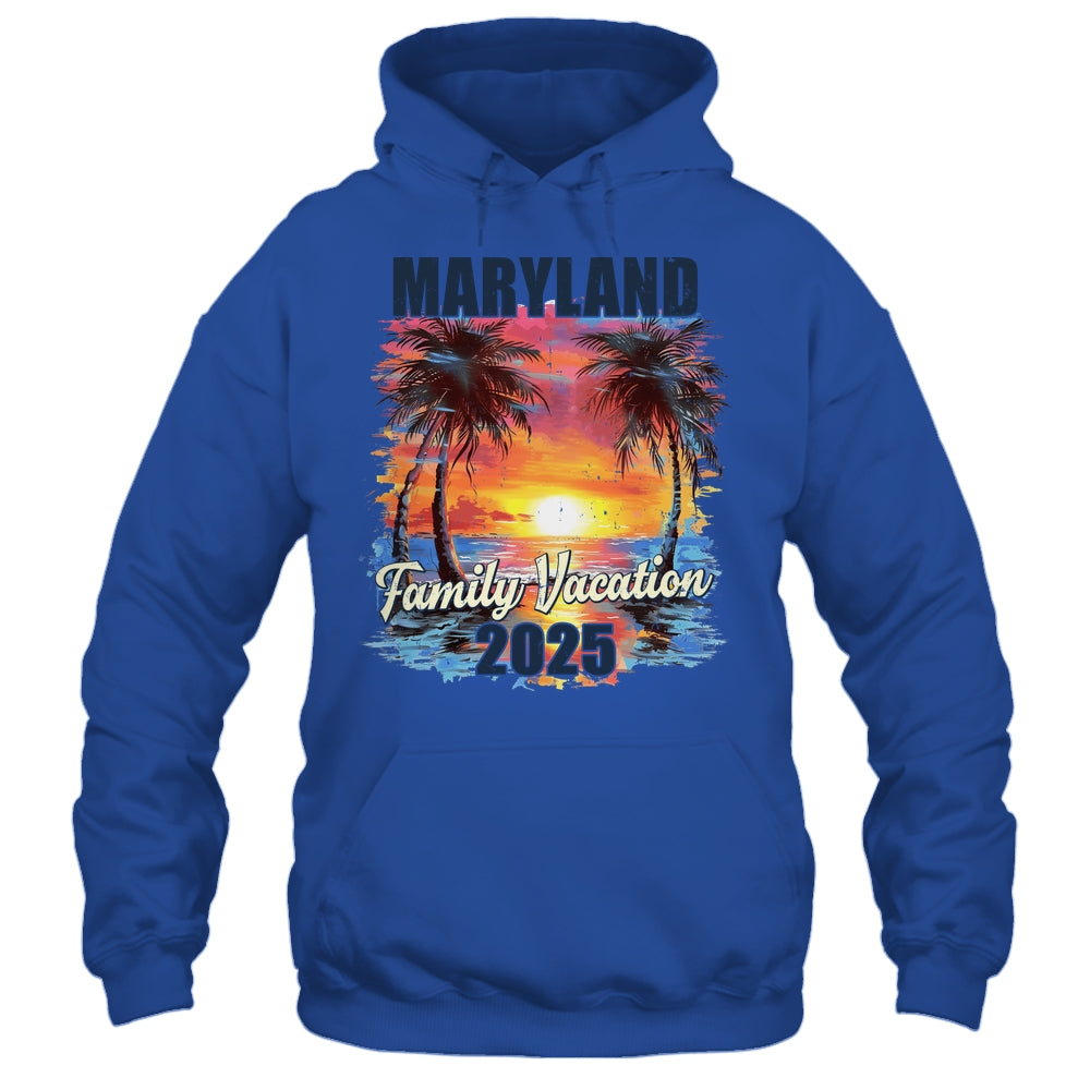 Family Vacation Maryland 2025 Summer Trip Matching Shirt & Tank Top | teecentury
